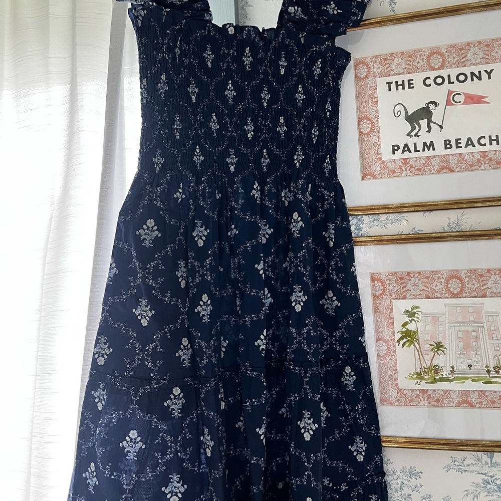 Hill House Home Navy Trellis Ellie